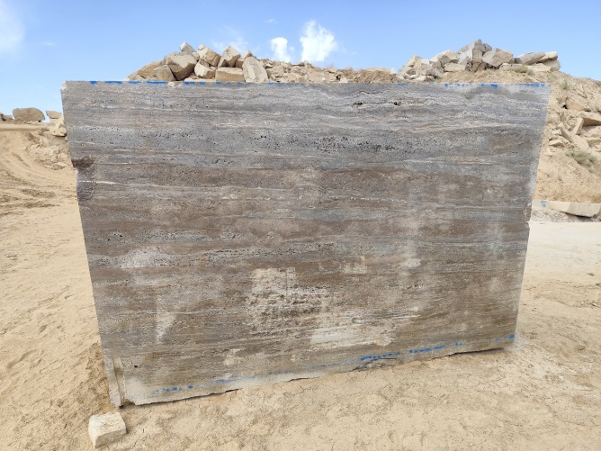 silver travertine